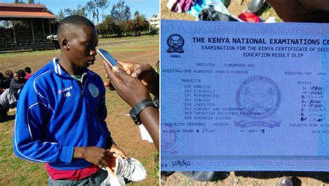 To check kcse results online, applicants are also advised to go to the kenya national examinations council portal, click on the kcse results tab the advantage of obtaining the results via the knec portal is that the results can be printed online. Man arrested after altering KCSE result slip with pen for ...