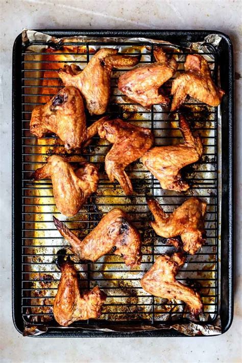 How to bake chicken wings in the oven: Crispy Baked Chicken Wings (No Baking Powder!) | Food By Mars