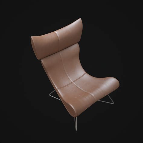 Roomy enough for you to curl up in, yet so e. imola-chair 3d model