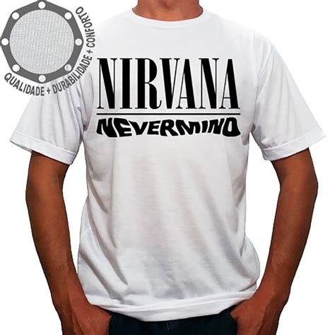 It was their breakthrough and their most successful album, and it was released on september 24, 1991. Camiseta Nirvana Logo Nevermind ah00866 no Elo7 ...