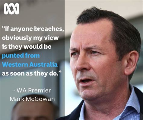 Premier of western australia www.markmcgowan.com.au. 🏉 You heard him! 😡 🏟️😷 WA Premier Mark McGowan has warned ...