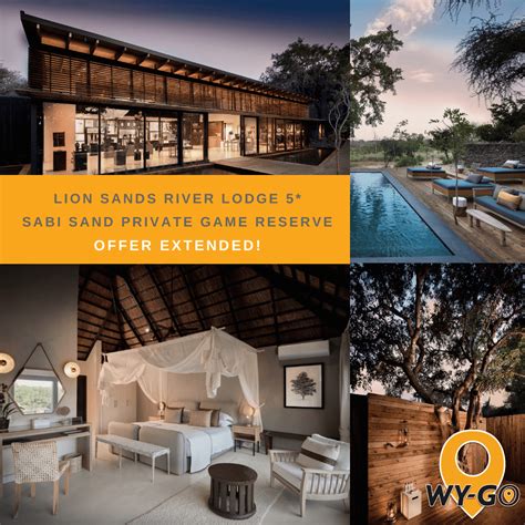 If you haven't entered any dates, the rate shown is provided directly by the hotel and represents the cheapest double room (including tax) available in the next 60 days. Lion Sands River Lodge, Sabi Sand Private Game Reserve - WyGo