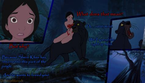 While kaa moves to berate and hypnotize the panther for interrupting his meal, mowgli crawls out of the pool of coils as he regains his senses… have you considered doing analyses of mowgli's encounters with baloo and king louie? deliciousmancub.tumblr.com - Tumbex