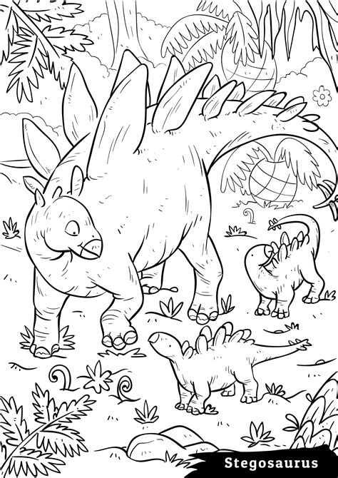 Dinosaurios para colorear - Juguetes de Dinosaurios