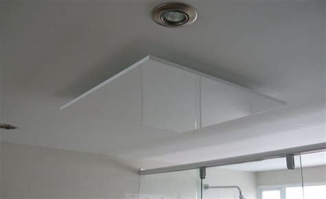 There are two broad categories of bathroom ceiling heaters; PRESTYL INFRARED HEATING PANEL Suitable for ceilings for ...