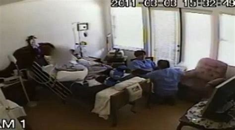 Hidden security cam filmed real office sex. Two male nurses caught on camera sexually abusing 98-year ...