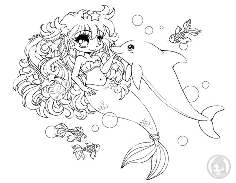 Download #MerMay - Mermaid Coloring Pages by YamPuff! • YamPuff's Stuff