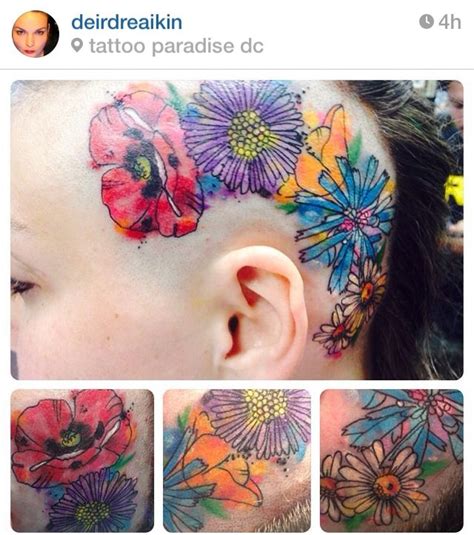 2014 providing beautiful tattoo art & supporting body positivity feature? Watercolor tattoo by artist at DC's Tattoo Paradise ...