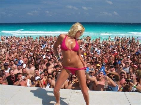 Beaches and streets are packed with people. Beaches Bars Boats & Bikinis