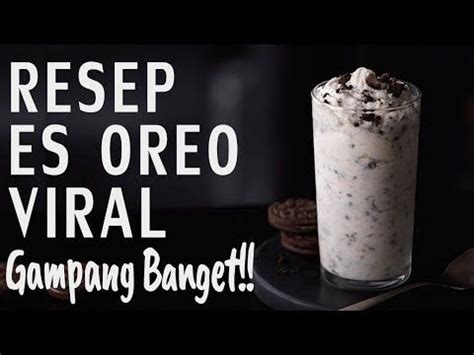 Oreo jika dipadukan dengan minuman akan sangat enak dan juga terasa lezat, jika oreo yang menjadi campurannya. Resep Minuman Kekinian Es Oreo Seperti Haus! ( Ice Oreo Recipe) - YouTube in 2020 | Oreo recipes ...