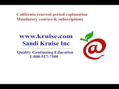 Florida insurance license courses online. California Insurance license Renewal Information - Sandi Kruise Insurance Training - YouTube