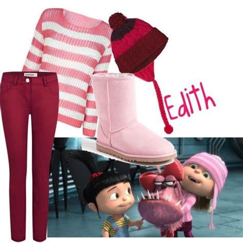 Agnes is a super adorable little girl, she has dark/black hair in a high ponytail, she wears a yellow so, depending on how creative you want to be, you diy agnes costume can be as easy as buying the right clothes, alongside following a few tips to. Despicable Me | Edith | Cute halloween costumes ...