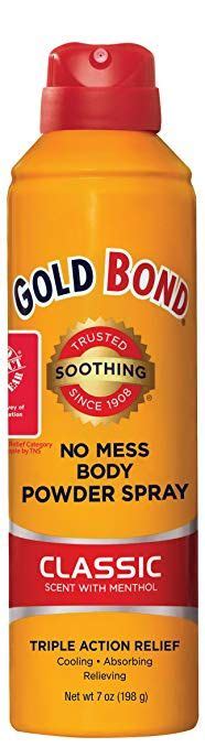 If you're a fan of lotions, there are a variety to choose from. Gold Bond No Mess Spray Powder, Classic Scent with Menthol, 7 Ounce, Moisture Absorbing, Itch ...