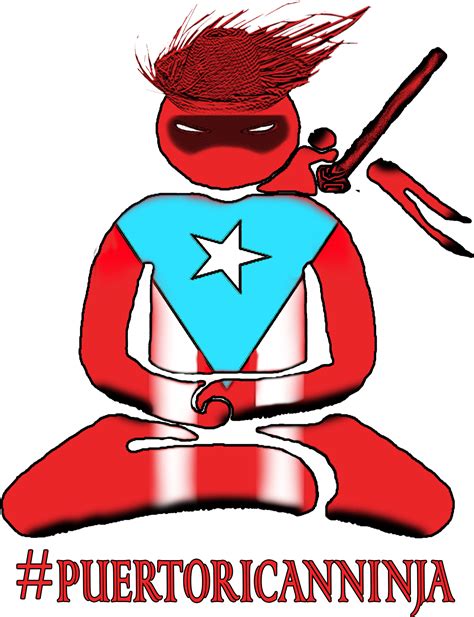 Download Puerto Rican Ninja Cartoon Illustration.png | Wallpapers.com