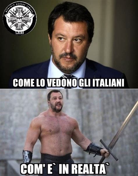 Find and save matteo salvini memes | from instagram, facebook, tumblr, twitter & more. SALVINI COME LO VEDONO GLI ITALIANI MA IN REALTA' E ...