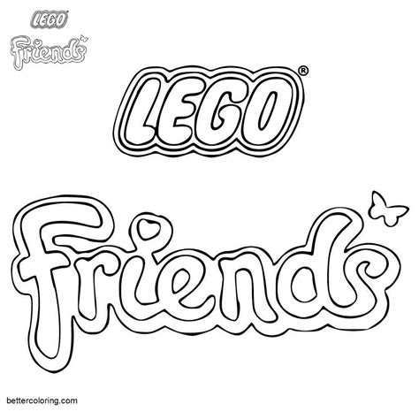 8 best lego coloring ideas | lego coloring, lego coloring pages, lego friends birthday. Logo of LEGO Friends Coloring Pages - Free Printable ...