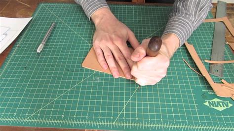 Look at our guide on how to make business cards and try makebadge business card creator! Tutorial: Making a Simple Leather Card Holder - YouTube