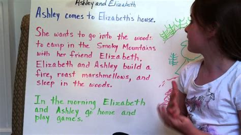 Some schools require a written request before. Elizabeth - How to Write a Story (6 years old) - YouTube