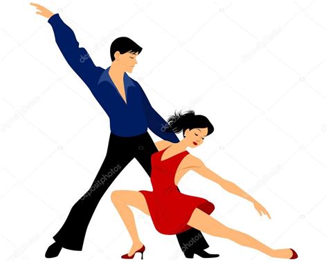 Imagenes de parejas bailando reggaeton. Молодая пара танцует — Вектор: изображение, рисунок ...