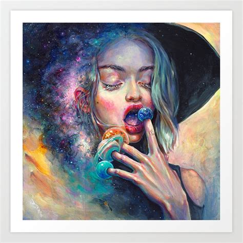 Lesbea young girls share firm bodies. BLACK HOLE IN THE MILKY WAY Art Print by tanyashatseva ...