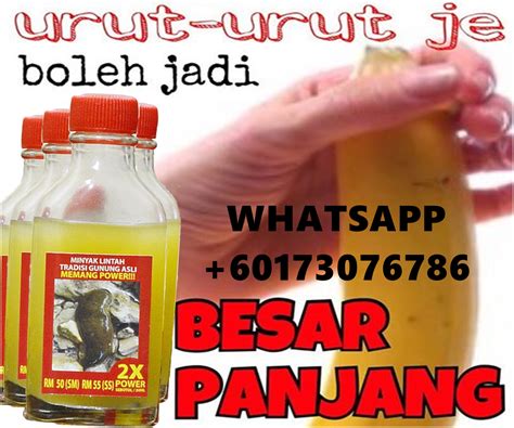 Khasiat minyak lintah hitam papua membantu membesarkan dan memperpanjang alat vit4l (hasil bervariasi). RAHSIA SUAMI DAN ISTERI - Pembekal Minyak Lintah Gunung No ...