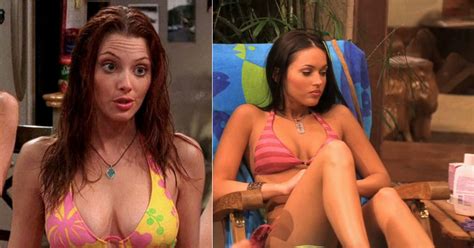 Two guys bang teen pornstar brandi belle. 20 Hottest Screenshots From Two And A Half Men