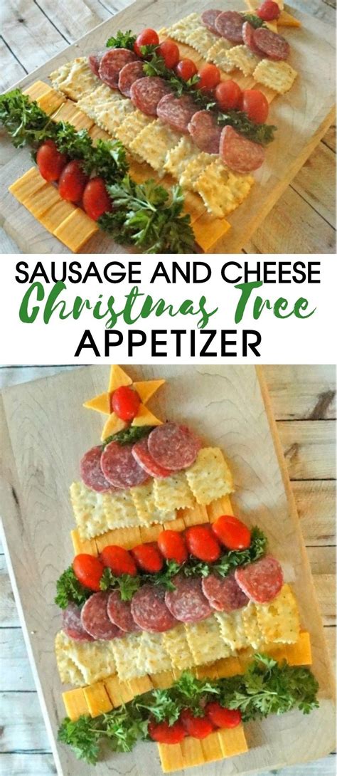 Easy cheesy christmas tree shaped appetizers an alli event 21 of the best ideas for christmas tree shaped appetizers.just days out from christmas. Amazing Holiday Cheese, Cracker and Sausage Christmas Tree ...
