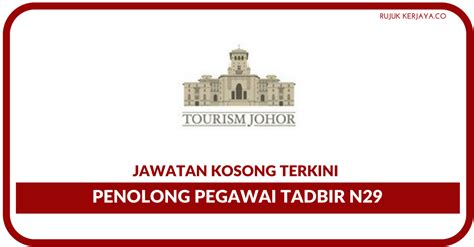 Ohjobs, jawatan kosong 2021, kerja kosong 2021, jawatan kosong kerajaan 2021, jawatan kosong swasta 2021, job vacancy, kerja kosong wilayah kejora merangkumi wilayah johor tenggara merangkumi kawasan seluas 151,231 hektar wilayah semenanjung pengerang dan 149. Jawatan Kosong Terkini Tourism Johor ~ Penolong Pegawai ...