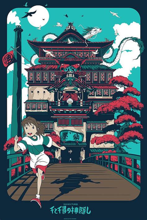 A young girl, chihiro, becomes trapped in a strange new world of spirits. Spirited Away Poster - Created by Mainger. I would love to ...