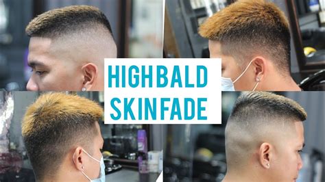 Both haircuts also have sides and back cropped. haircut::::BALD HIGH SKIN FADE Tutorial Step by Step (jhun ...