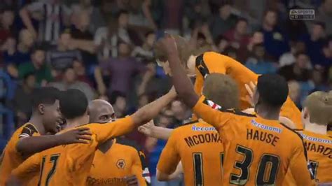 Darnell furlong, dara o'shea, kyle bartley, semi ajeyi, conor townsend; FIFA 16 West Brom vs Wolves - YouTube