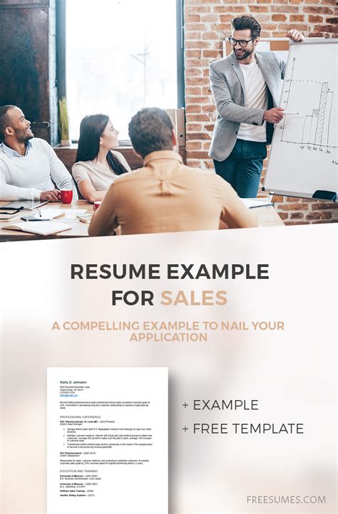 How to write a resume 1. A Compelling Resume Example for Sales To Nail Your ...