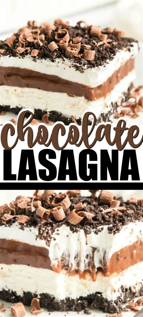 Tapi bile cek ade je silap sana ni. This cool, creamy chocolate lasagna recipe is the ultimate ...