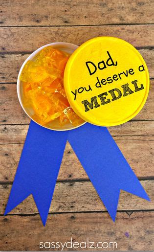 My lo loves to eat golden morn so i decided to get creative with it and this is what i came up with. Gold Metal Father's Day Gift for Kids to Make - Crafty Morning | Fathers day crafts, Fathers day ...