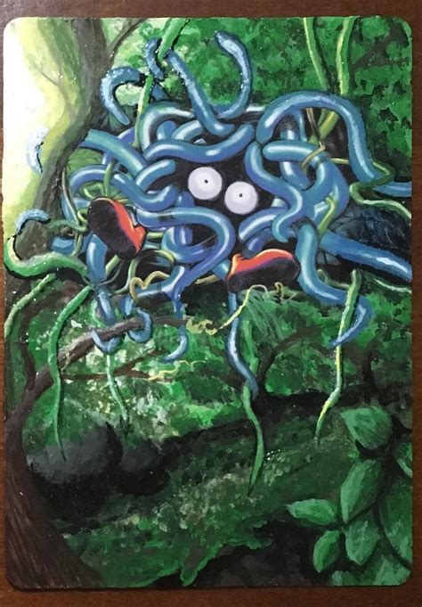 The vines of a tangela have a distinct scent. Tangela Pokemon Card Full Art Alter. : pokemon