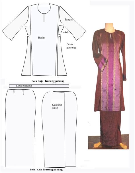 Percuma penghantaran via pos laju. Ketahui 14+ Pola Baju Kurung Pahang, Terhot!