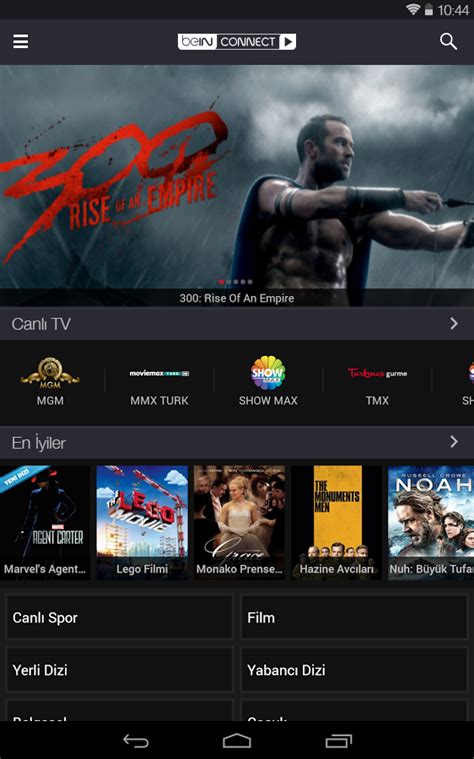 Sevilen yerli ve yabancı dizileri istediğin yerde izle! beIN CONNECT - Android Apps on Google Play