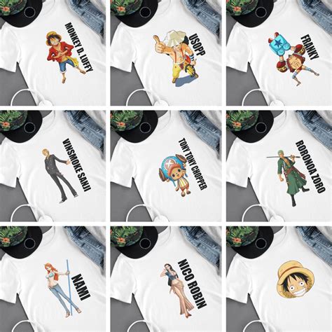 In a world mystical, there have a mystical fruit whom eat will have a special power but also have greatest weakness. One Piece Anime Characters White T-shirt Luffy, Nami ...