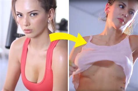 Busty daisy marie works it hard! Kickboxing babe left red-faced after horrendous nip slip ...