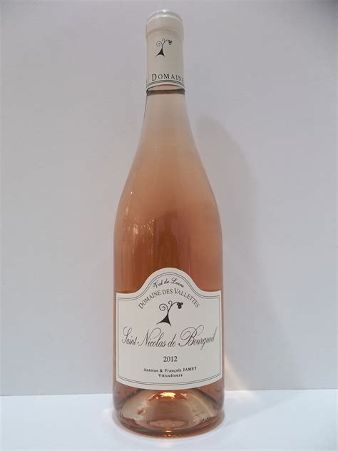 02 47 97 63 38. Vin de Touraine|Saint Nicolas de Bourgueil rosé 2012 75 cl ...