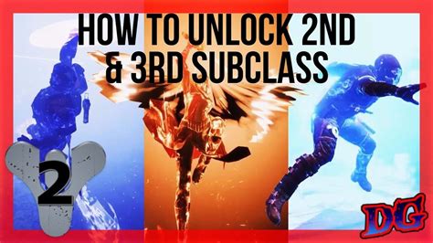 You unlock your second and third subclasses through items called class . HOW TO UNLOCK 2ND AND 3RD SUBCLASS Destiny 2 - YouTube