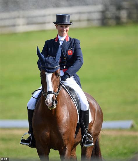 She is an equestrian, an olympian, and the second child and only daughter of anne. Zara Tindall dons cap and windbreaker at Horse Trials ...