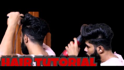 For men's long hair, a simple left, right, front parting is good. Mens Hair | How to Blow Dry & Straight Hair Tutorial Mens ...