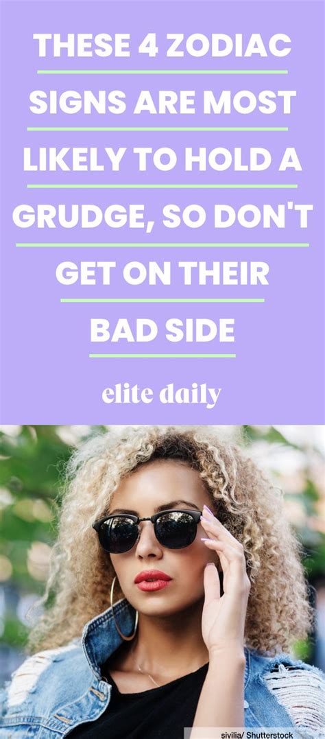 Have you ever wondered how accurate the zodiac really is? These 4 Zodiac Signs Are Most Likely To Hold A Grudge, So ...