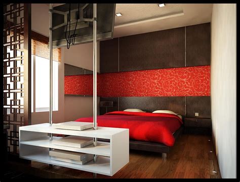 Using red color in the bedroom design should be extremely cautious, not necessarily immediately. Red Bedrooms