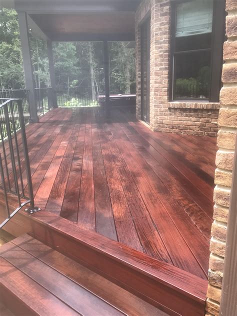 Maybe you would like to learn more about one of these? This is an Brazilian mahogany IPE deck I washed last year ...