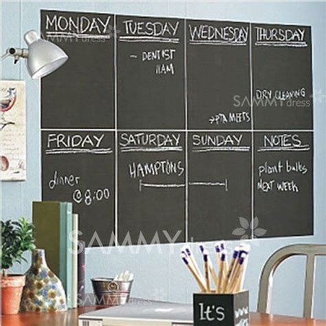 Best reviews guide analyzes and compares all chalkboard paints of 2021. $11.83 Vinyl Blackboard Home Sticker Removable Wall Decal ...