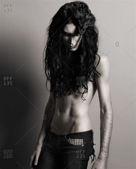 What are androgynous haircuts anyway? Androgynous male model - Offset Collection stock photo ...