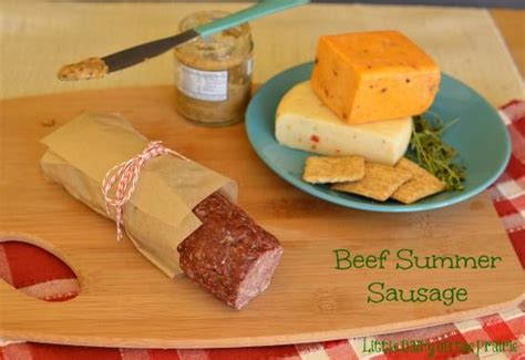 Anything higher than that will make the beef fat to. Meal Suggestions For Beef Summer Sausage - Homemade Beef ...