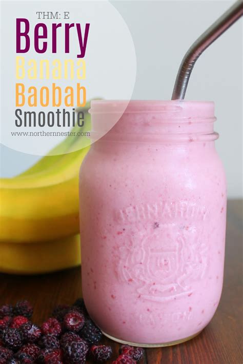 I've gathered up some of the best trim healthy. Berry Banana Baobab Smoothie | THM: E | Recipe | Trim ...